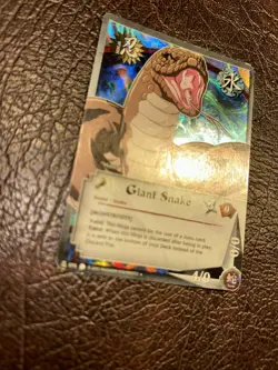 Naruto Collectible Card Game: Giant Snake 075 Holo English - Image 3