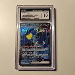 Pokemon TCG Iron Crown EX Prismatic Evolutions Card 158/131 CGC 10 - Image 1