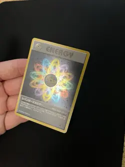 Rainbow Energy LP Japanese Pokemon Card Team Rocket Holo Rare Vintage WOTC - Image 4