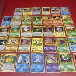 (34 Cards) Vintage Pokemon Japanese Magmar, Voltorb, Poliwhirl, Machop - Image 1