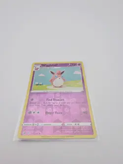 Wigglytuff Reverse Holo 111/264 Pokemon Card SWSH Fusion Strike MINT PACK FRESH - Image 1
