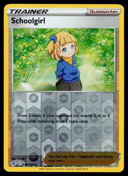 Pokemon Card - SWSH - Fusion Strike Schoolgirl 239/264 Reverse Holo - NM - Image 1