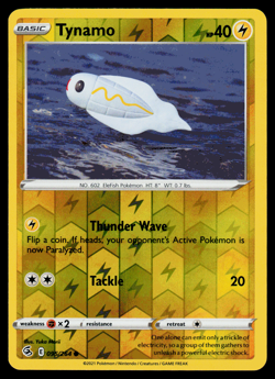 Pokemon Card - SWSH - Fusion Strike Tynamo 095/264 Reverse Holo - NM - Image 1