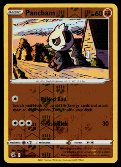 Pokemon Card - SWSH - Fusion Strike Pancham 149/264 Reverse Holo - NM - Image 1