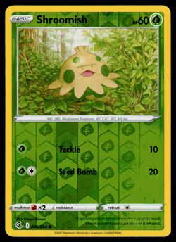 Pokemon Card - SWSH - Fusion Strike Shroomish 004/264 Reverse Holo - NM - Image 1