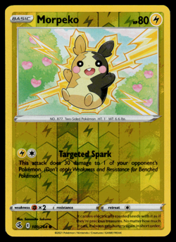Pokemon Card - SWSH - Fusion Strike Morpeko 109/264 Reverse Holo - NM - Image 1