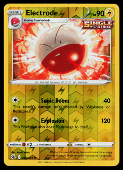 Pokemon Card - SWSH - Fusion Strike Electrode 088/264 Reverse Holo - NM - Image 1