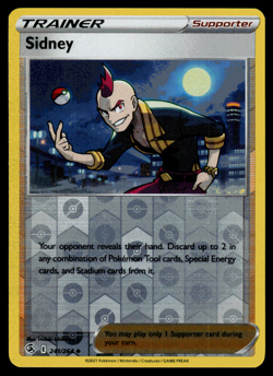 Pokemon Card - SWSH - Fusion Strike Sidney 241/264 Reverse Holo - NM - Image 1