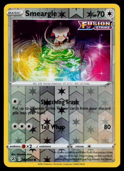 Pokemon Card - SWSH - Fusion Strike Smeargle 209/264 Reverse Holo - NM - Image 1