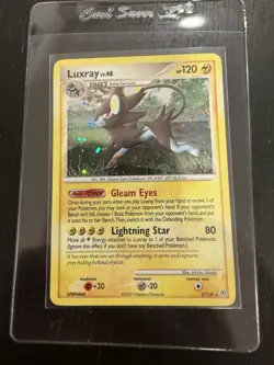 Luxray Holo Rare Pokemon TCG Card 7/130 Diamond & Pearl Base Set NM - Image 1
