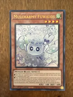 Yu-Gi-Oh! TCG Mulcharmy Fuwalos Ultra Rare Card RA04-EN050 Quarter Stampede - Image 1