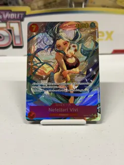 One Piece Card Game CCG TCG Nefeltari Vivi OP04-118 SEC Alt Art NEAR MINT! - Image 1