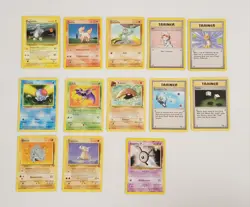 Lot of (13) GERMAN Vintage Pokemon WOTC Bulk Cards Base Fossil Jungle LP to NM - Image 1