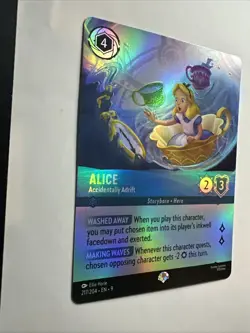 Alice - Accidentally Adrift (Epic) 217/204 Fabled Holo Disney Lorcana Card NM - Image 4