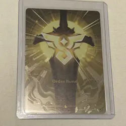 Alt Art Riftbound Order Rune Card Origins 214a/298 English League Of Legends - Image 1