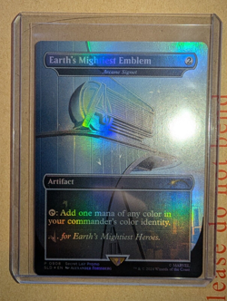 MTG -Earth's Mightiest Emblem / Arcane Signet FOIL - Secret Lair - Free Postage - Image 1