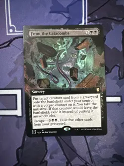 Magic The Gathering From The Catacombs Borderless Rare Baldur’s Gate Pack Fresh - Image 1