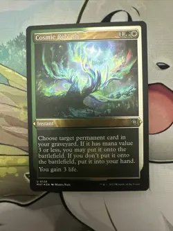 MTG Cosmic Rebirth Etched Foil U128 MotM: The Aftermath Pack Fresh - Image 1