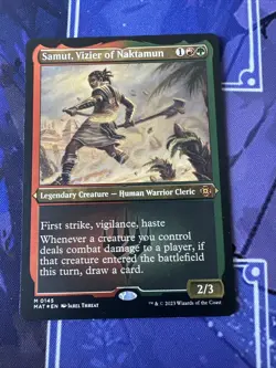 MTG Samir Vizier Of Naktamun Foil 145 Mythic MOTM Aftermath Pack Fresh - Image 1