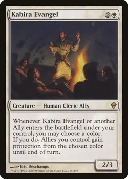 Kabira Evangel 15 Rare Zendikar ZEN MTG - Image 1