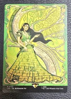 Arwen, Mortal Queen Borderless Poster Universes Beyond the Lord of the Rings MTG - Image 1