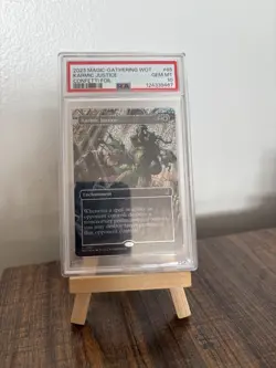 MTG Wilds of Eldraine Enchanting Tales Confetti Foil Karmic Justice BGS 10 - Image 1