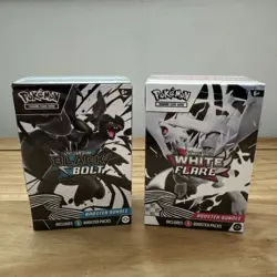 Pokemon TCG Black Bolt and White Flare Booster Bundle PAIR - ✅ IN HAND + SEALED✅ - Image 1