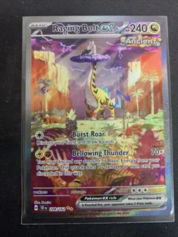Raging Bolt EX 208/162 Temporal Forces Special Illustration Rare Pokemon TCG NM - Image 1