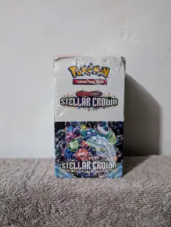 Pokemon TCG Stellar Crown Half Booster Box (18 Packs) - New & Sealed✅ - Image 1