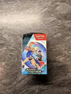 Pokemon Journey Together Half Booster Box 18 Unsealed - Image 2