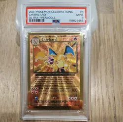 CHARIZARD 2021 POKEMON CELEBRATIONS ULTRA PREMIUM RARE MINT PSA 9 Q5677 - Image 1