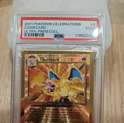 CHARIZARD 2021 POKEMON CELEBRATIONS ULTRA PREMIUM RARE MINT PSA 9 Q5677 - Image 2