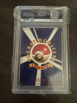 1998 Pokemon PSA 9 Mint Brock's Rhydon Japanese Holo - Gym Heroes #112 Vintage - Image 2