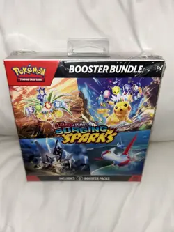 Pokemon TCG Scarlet And Violet Surging Sparks Booster Bundle New and Sealed - Image 1