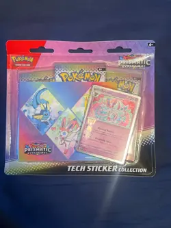 Pokemon TCG Prismatic Evolutions Tech Sticker Collection - Sylveon - New/Sealed - Image 1