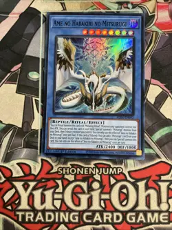 Ame No Habakiri No Mitsurugi Super Rare 1St Edition ALIN-EN092 Yugioh - Image 1