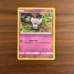 Gothita 52/145 LP Yuka Morii Clay Art Guardians Rising Pokemon Card - Image 1