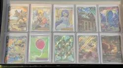 Pokemon Card Bundle Near Mint. Ripped, sleeved & some put in toploaders. - Image 1