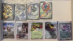 Pokemon Card Bundle Near Mint. Ripped, sleeved & some put in toploaders. - Image 2