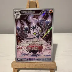 Pokemon TCG Scarlet Violet White Flare Chandelure Holo Card 103/086 - NM - Image 1