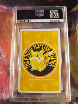 POP 2 1998 Pokemon Pikachu Yellow Deck Muk 5 of Spades Poker Playing Card PSA 10 - Image 2