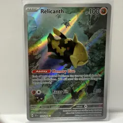 Relicanth 173/162 SV05: Temporal Forces Holo Illustration Rare NM Pokemon Card - Image 1
