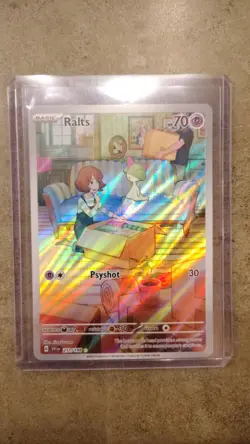 Pokemon TCG - Ralts 211/198 Illustration Rare Card Scarlet & Violet Base Set - Image 1