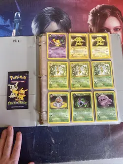 Pokemon Binder 216 Cards Base Set Fossil Team Rocket Plus Sealed Trick Or Trade - Image 3