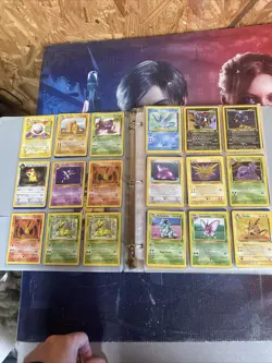 Pokemon Binder 216 Cards Base Set Fossil Team Rocket Plus Sealed Trick Or Trade - Image 4
