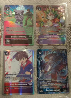 Pre-owned Digimon TCG card Lot (8 Promo cards+ 1 Super Rare Tamer card) - Image 4