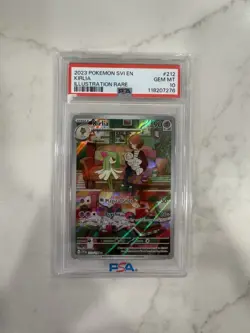 Kirlia Scarlet & Violet Holo Illustration Rare Card 212/198 PSA 10 - Image 1