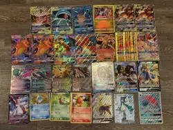 Pokemon Jumbo Oversized Card Lot of 27 Charizards Tag Team Generations Etc. - Image 1