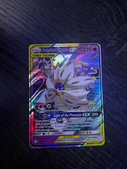 Solgaleo & Lunala GX 75/236 Sm-Cosmic Eclipse Holo Card Near Mint Condition - Image 2