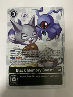 Black Memory Boost! - P-039 Digimon Next Adventure Promotion Card - Image 1